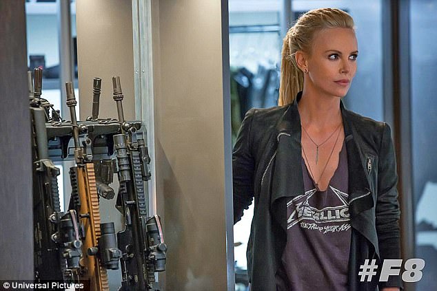 Bad news: Charlize plays new villain Cipher in the latest installment of the action series 
