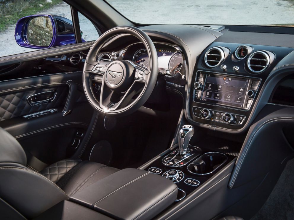 PHOTO: It takes 130 hours to build one Bentley Bentayga. The leather on the steering wheel, seats and interior are all handcrafted in Crewe, UK.