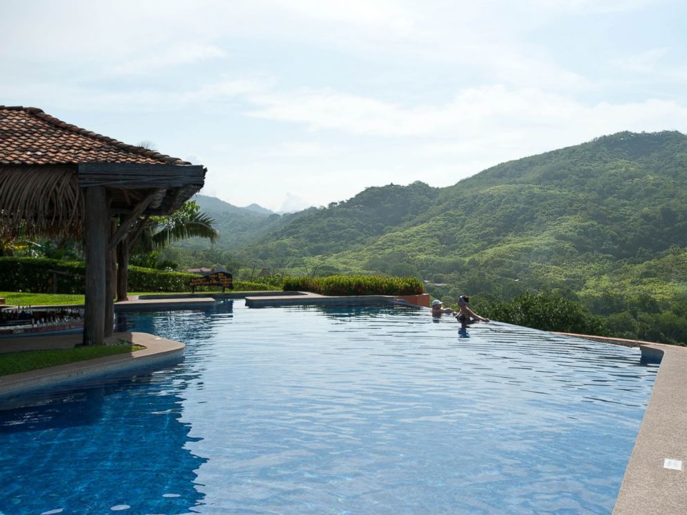 PHOTO: The hotels infinity pool overlooks the surrounding jungles of Costa Rica.