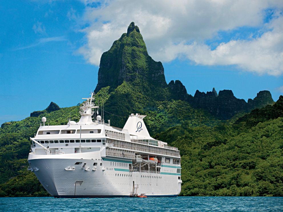 PHOTO: Built specifically to navigate the islands of French Polynesia, The Gauguin features a small size that allows her to maneuver from open ocean to shallow lagoon as nimbly as a yacht. 