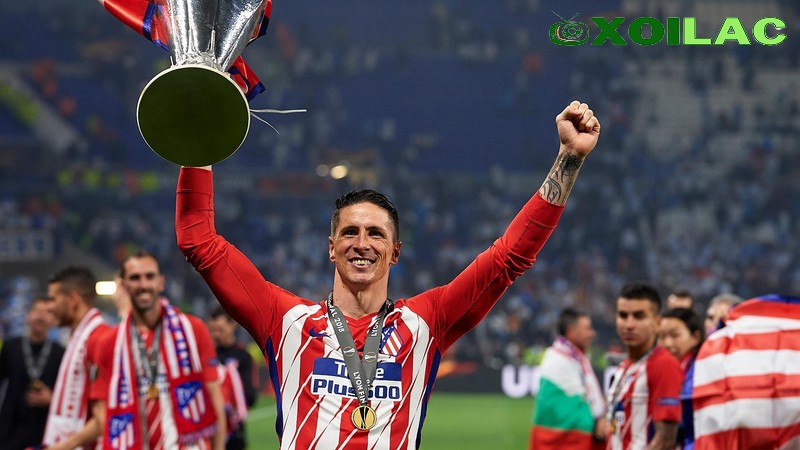 Trở lại Atlético Madrid Torres đã giúp đội bóng có được danh hiệu Europa League